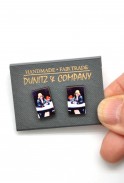 Hopper Automat Stud Earrings